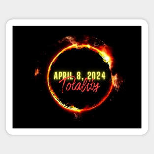 Totality April 8, 2024 Great American Eclipse Magnet